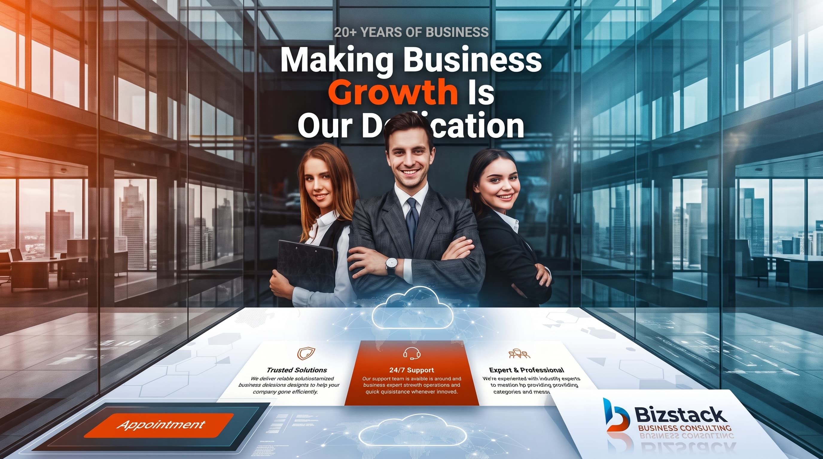 BizStack corporate business meeting