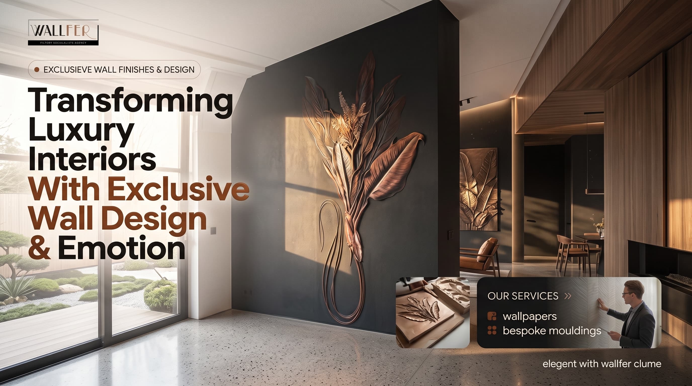 Wallfer modern wallpaper styling